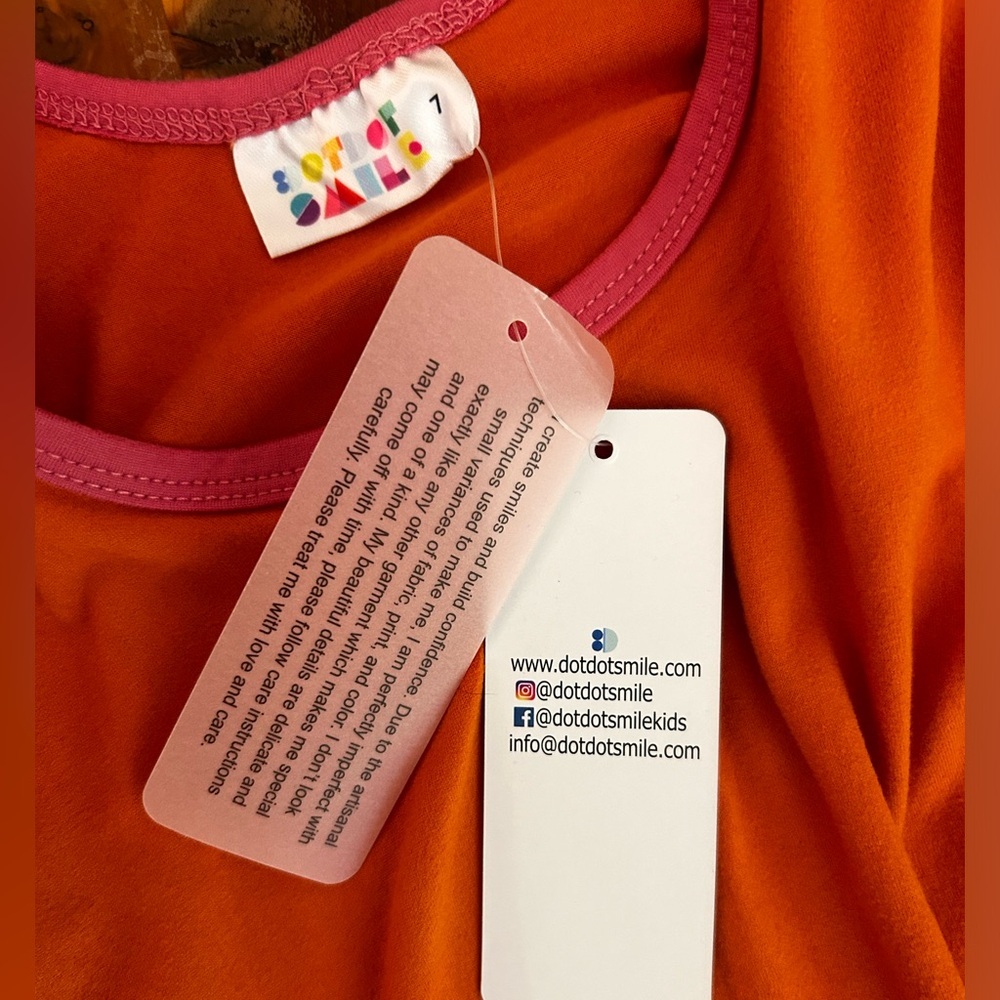 Dot dot smile Camellia Bloom Cap Dress size 7 NWT - Picture 3 of 8